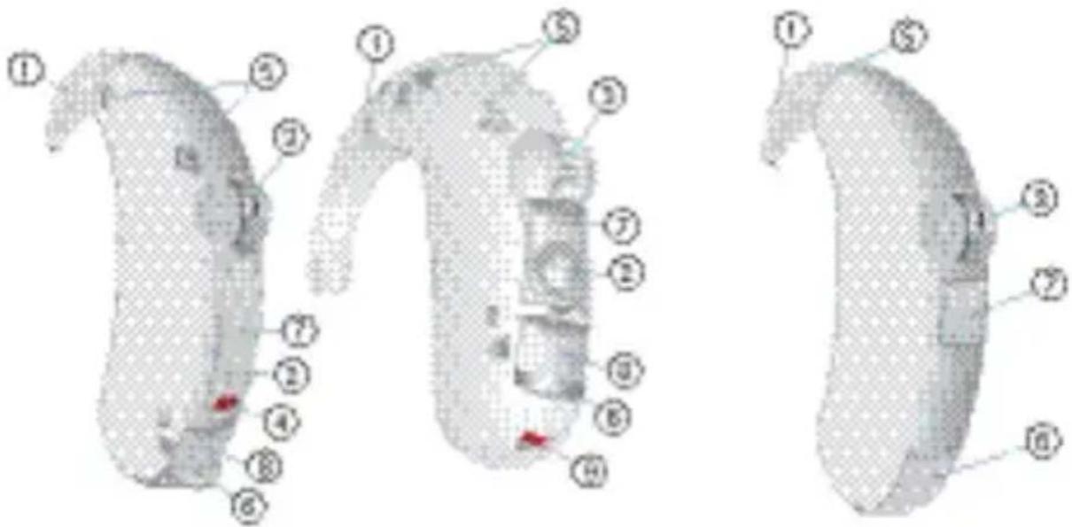 SIEMENS Lotus BTE - optional with S-LifeTube - 1