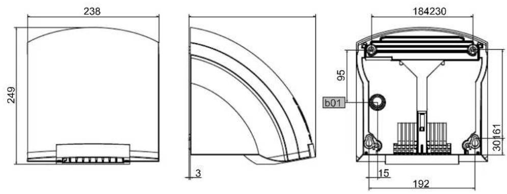 STIEBEL ELTRON HTE 4 - Dimensions - 1