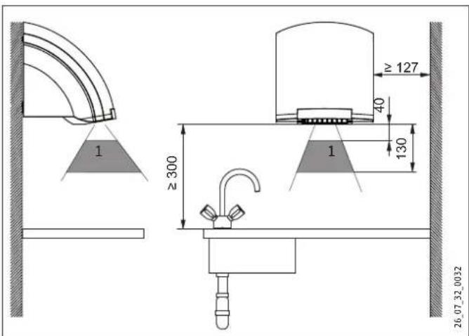 STIEBEL ELTRON HTE 4 - Cotes de dégagement - 1