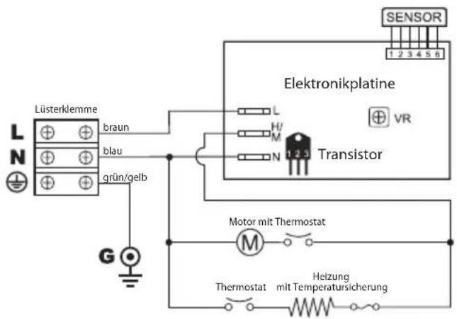 Starmix XT 1000 ES - Schaltplan - 1