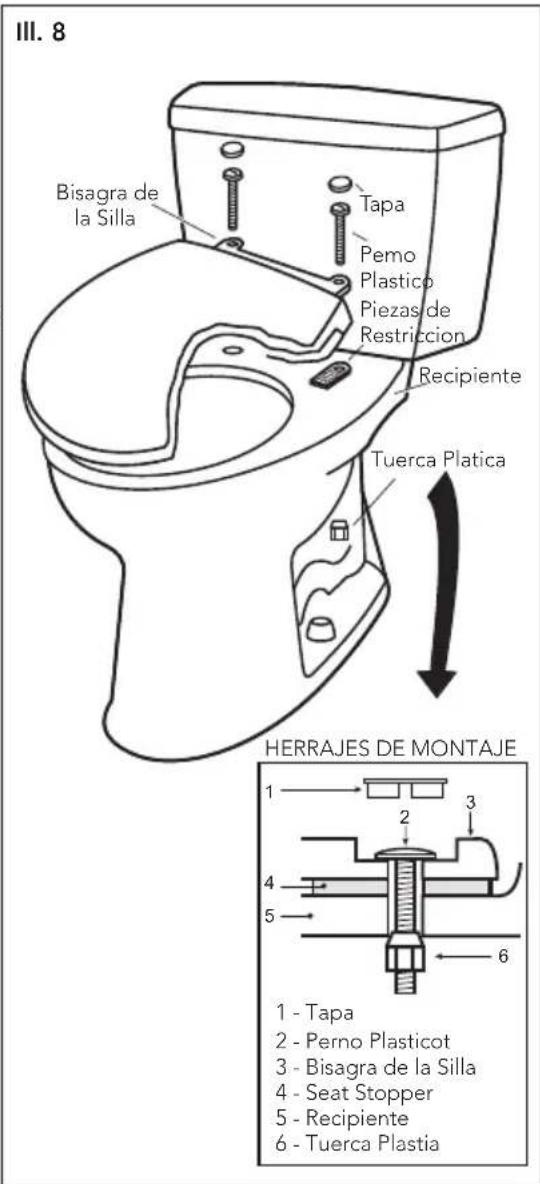 TOTO CST744EFD.10 - Procedimiento de Instalación (continuación) - 2