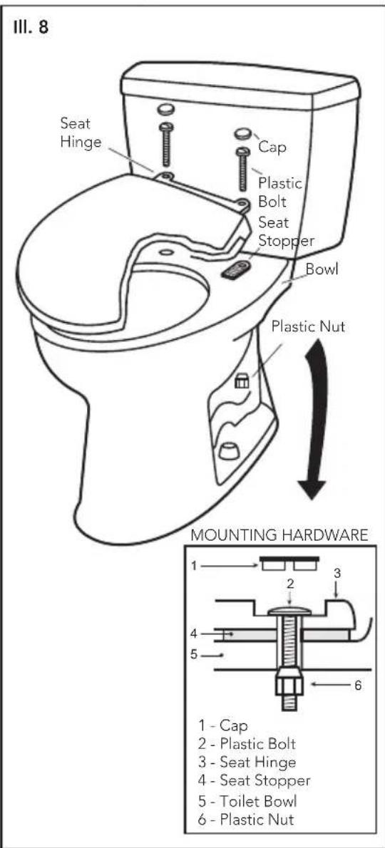 TOTO CST454CUF(G) - Installation Procedures (continued) - 2
