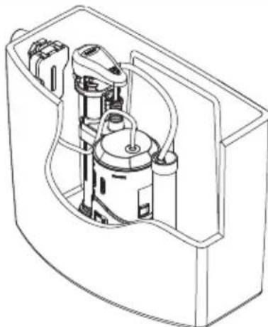 TOTO CST424EF(G) - (Solo tanque del modelo ST453U)) - 1