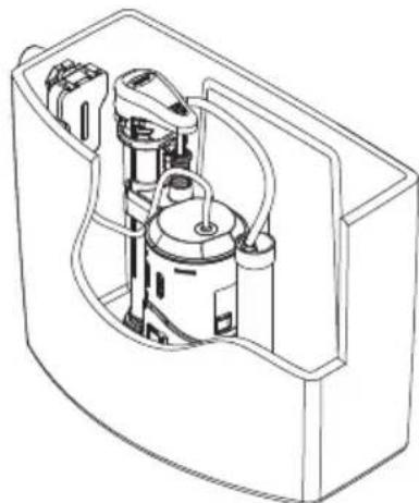 TOTO CST424EF(G) - Modèle de réservoir ST453U seulement: - 1