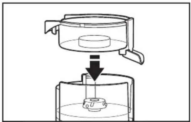 KITCHENAID KVJ0333WH - Assemblage des pieces de la centrifugeuse facile à nettoyer - 1