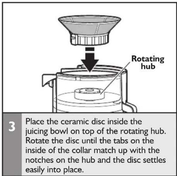 KITCHENAID KVJ0333OB - ASSEMBLING THE EASY CLEAN JUICER - 1