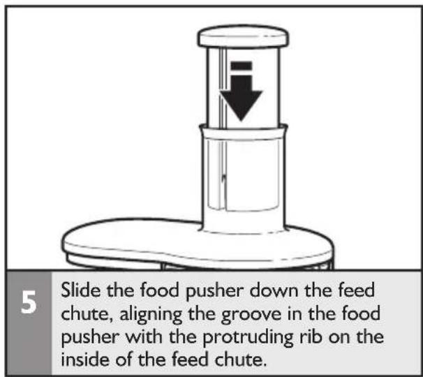 KITCHENAID KVJ0333OB - ASSEMBLING THE EASY CLEAN JUICER - 3