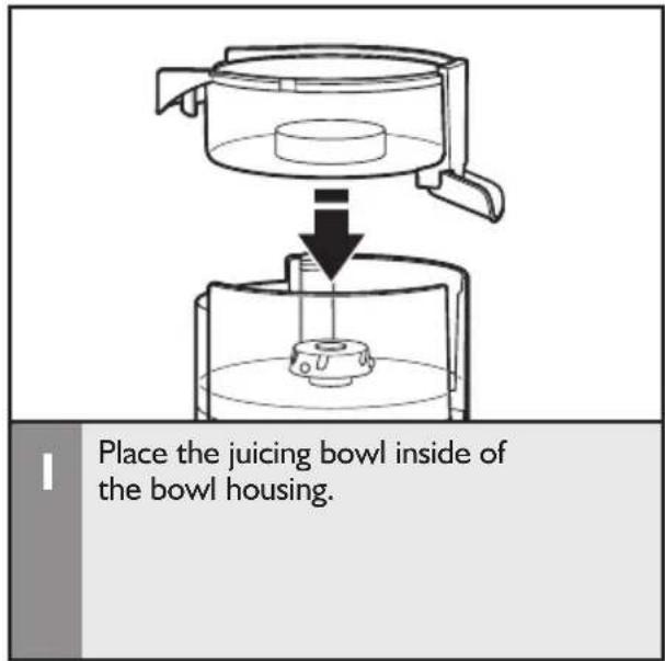 KITCHENAID KVJ0333OB - Assembling the Easy Clean Juicer parts - 1