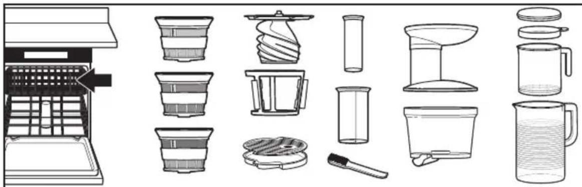 KITCHENAID KVJ0111OB - Nettoyage de l'extracteur de jus à extraction maximale - 6