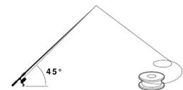 SHIMANO AX 400S - SUJETADOR DE LINEA - 1