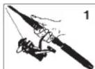 Shakespeare Alpha Spinning - Instructions pour le lancer - 1