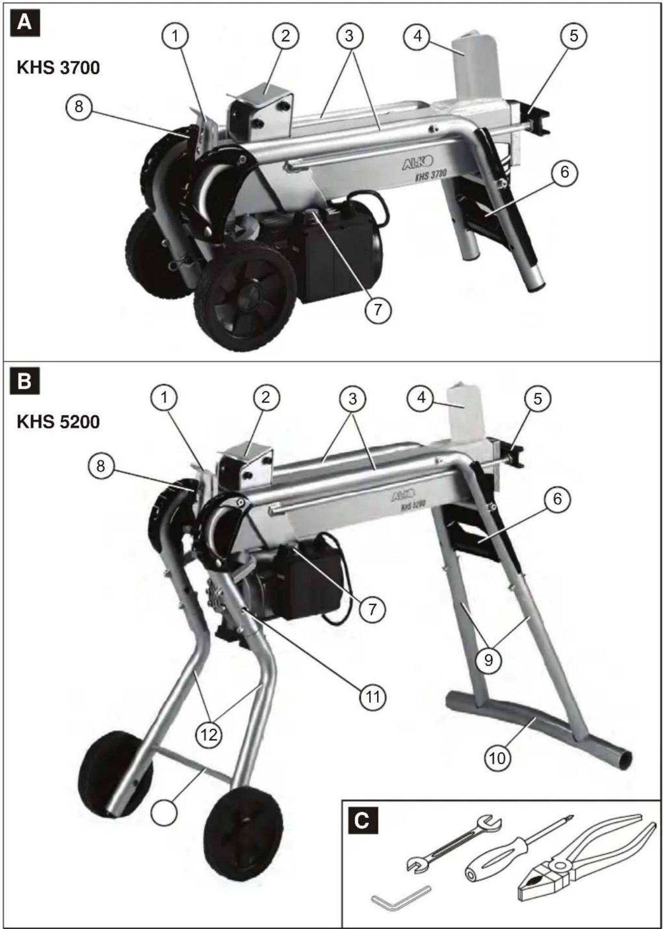 AL-KO KHS 3700 - KHS 3700 / 5200 - 9