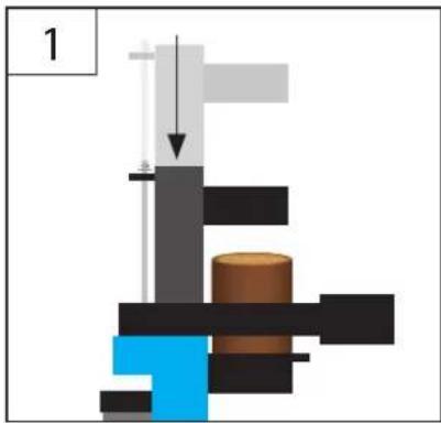 Güde DHH 133011 T - DE Spaltlänge einstellen - 2
