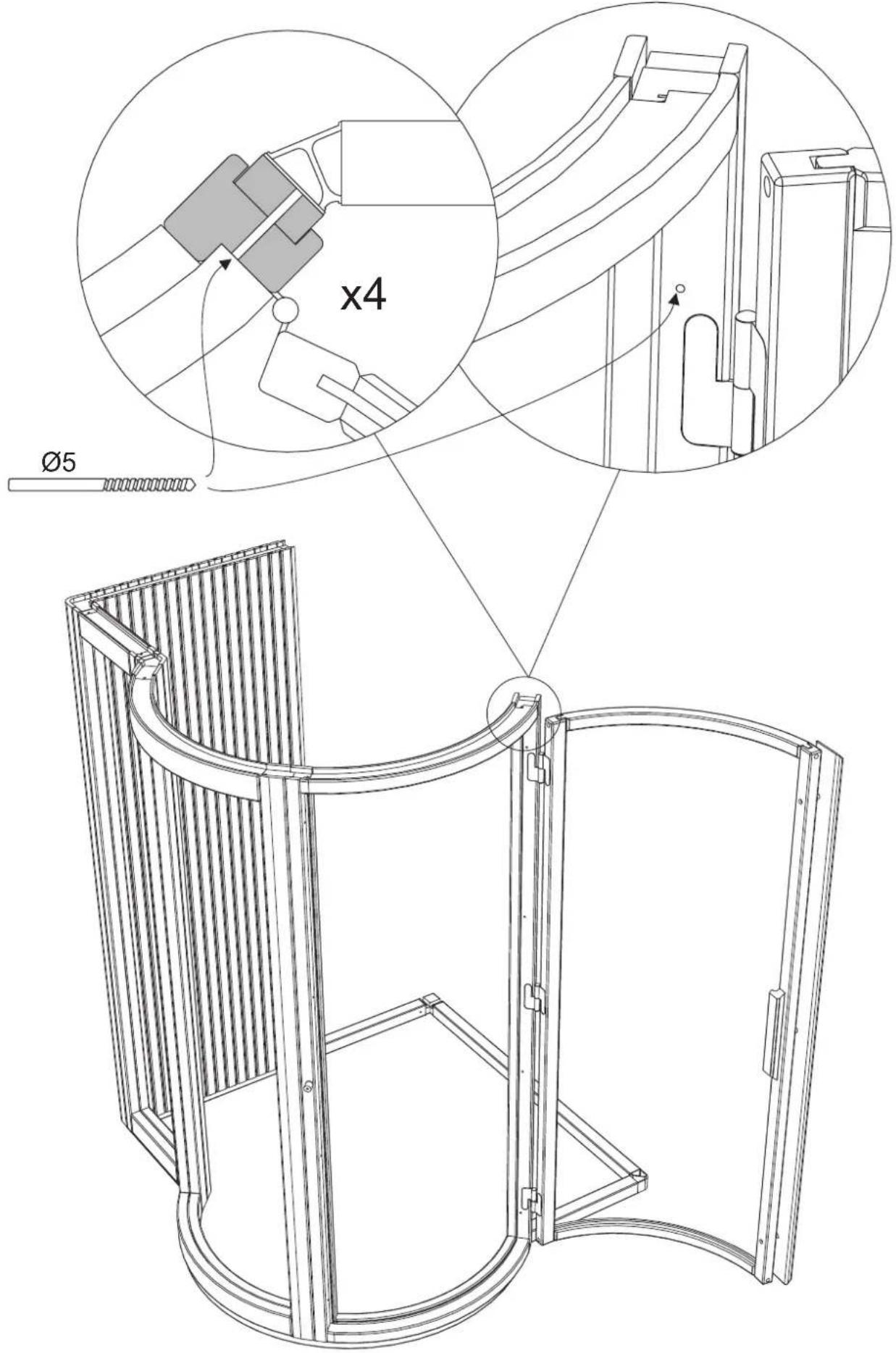 Tylö Round Vision 150 - 3