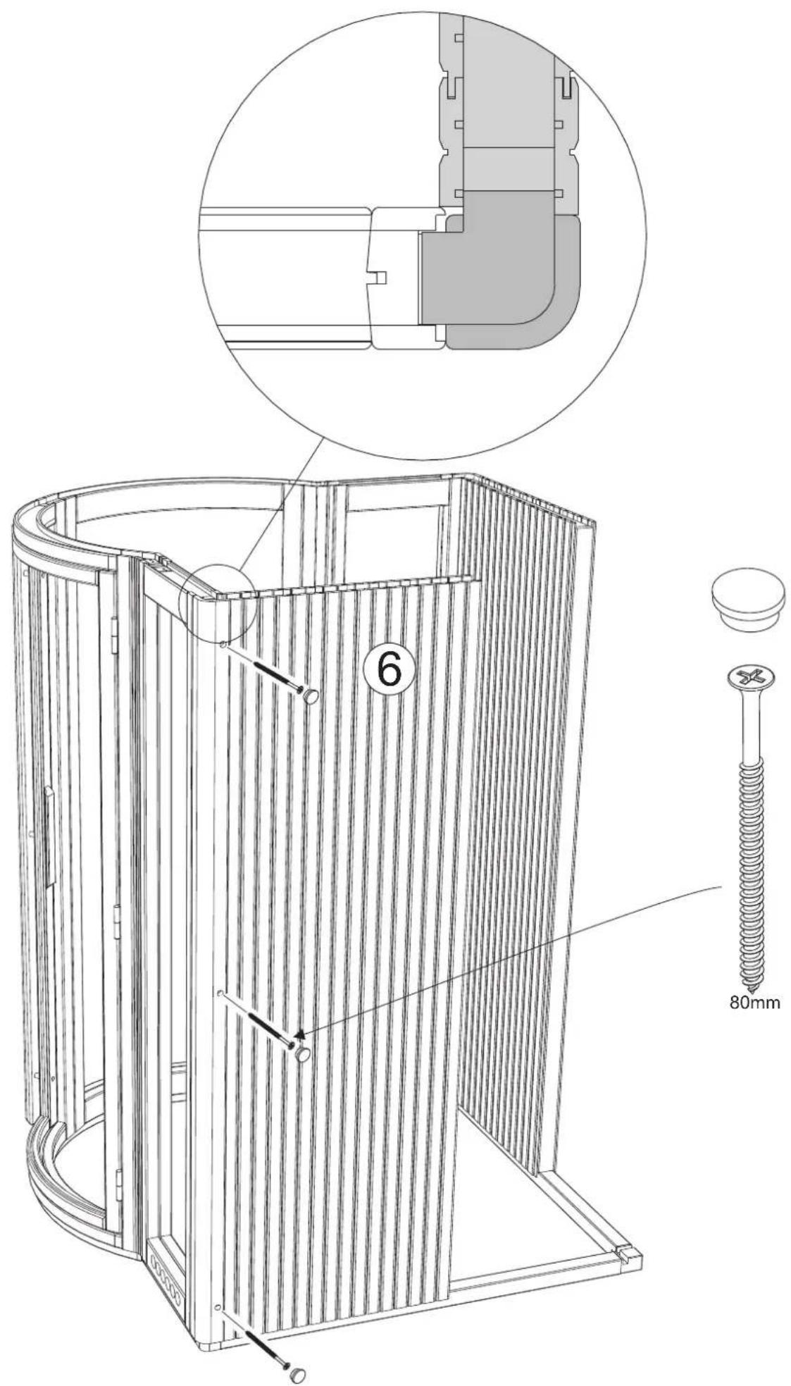 Tylö Round Vision 150 - 7