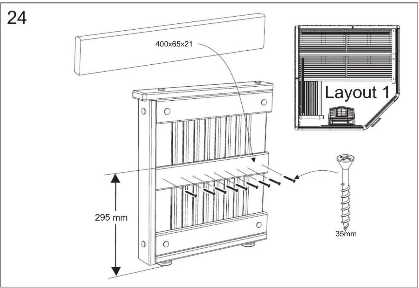 Tylö Alu Line 190 - 25