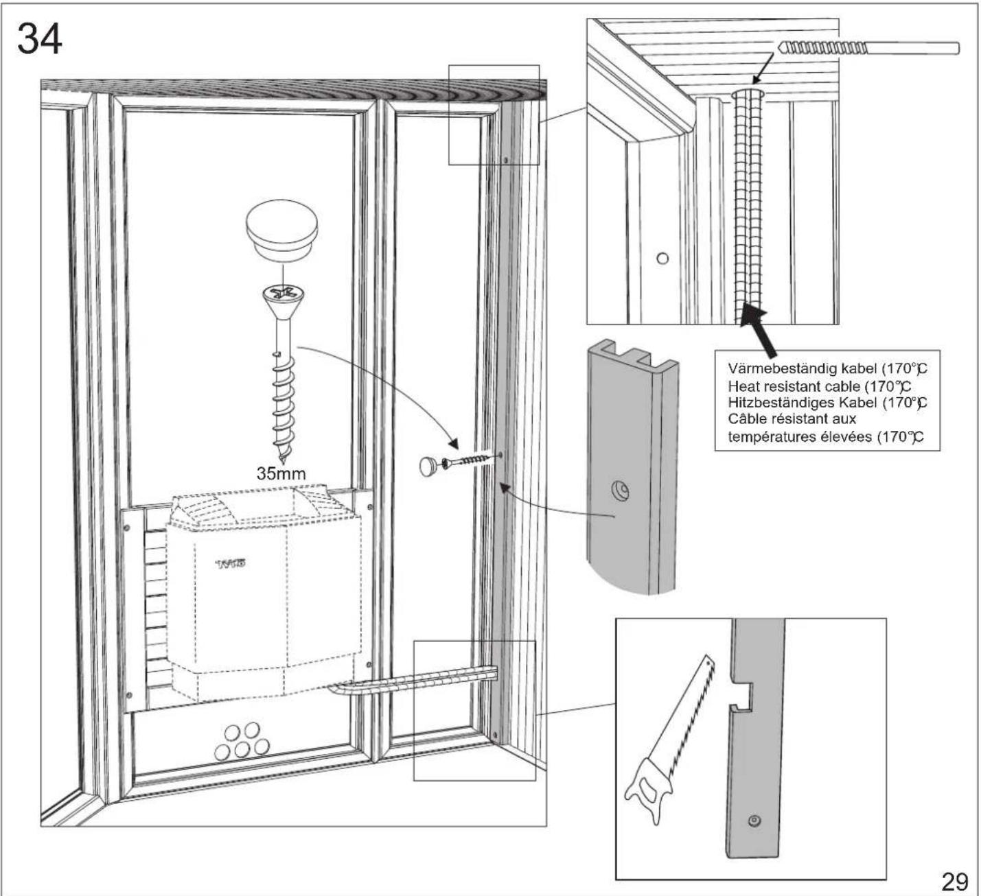 Tylö Alu Line 190 - 36