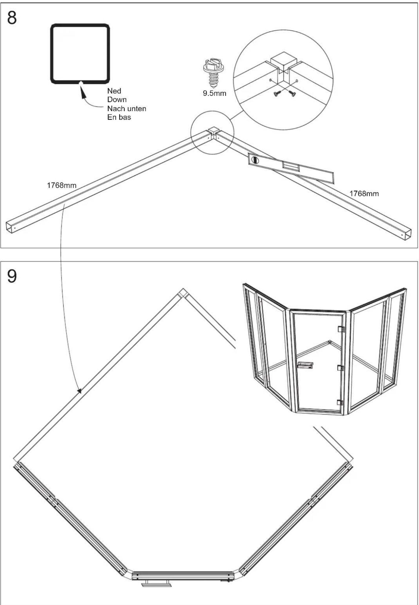 Tylö Alu Line 190 - 8