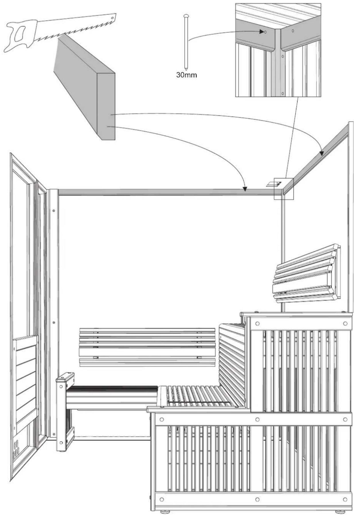 Tylö Alu Line 190 - 37
