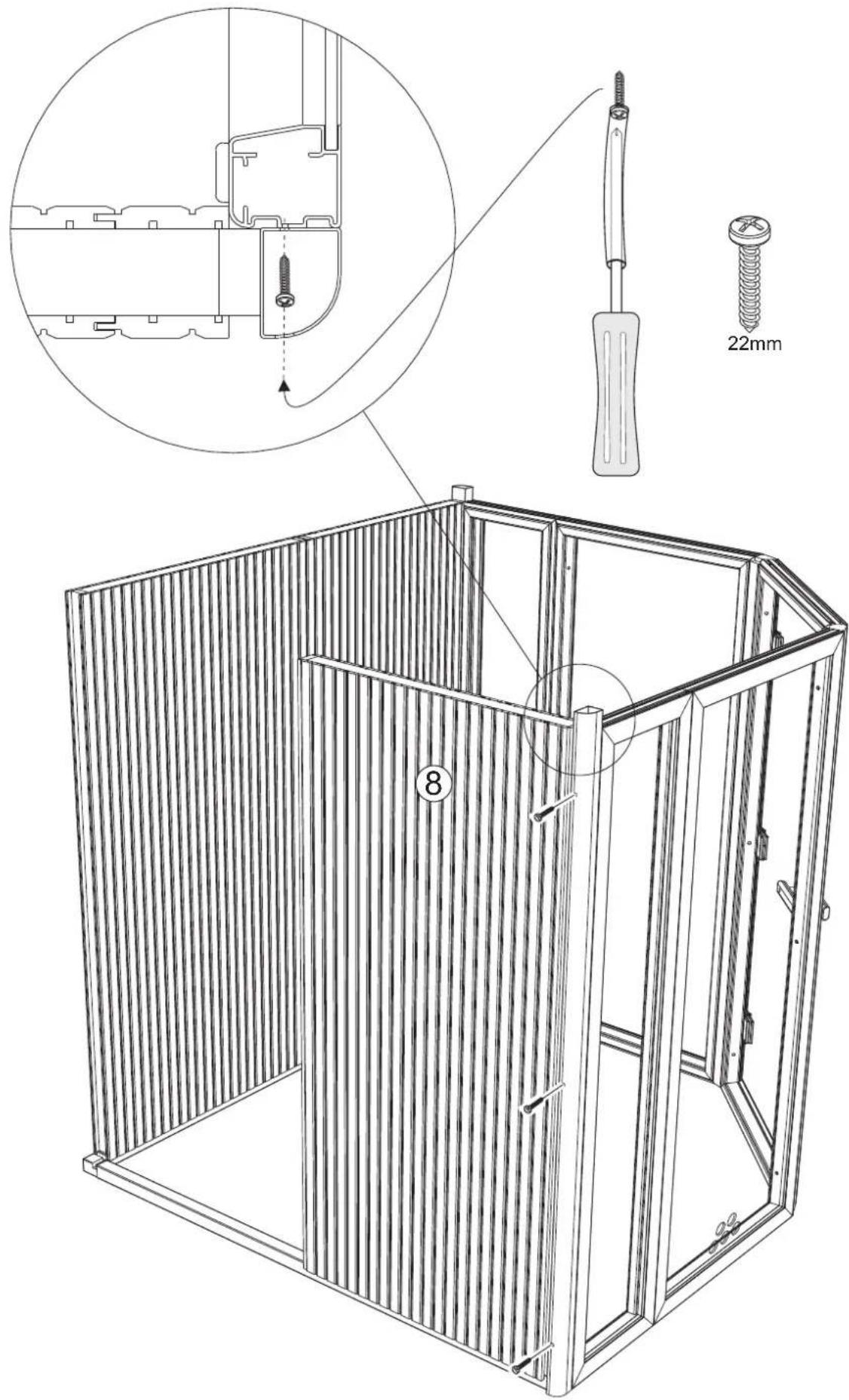 Tylö Alu Line 190 - 12