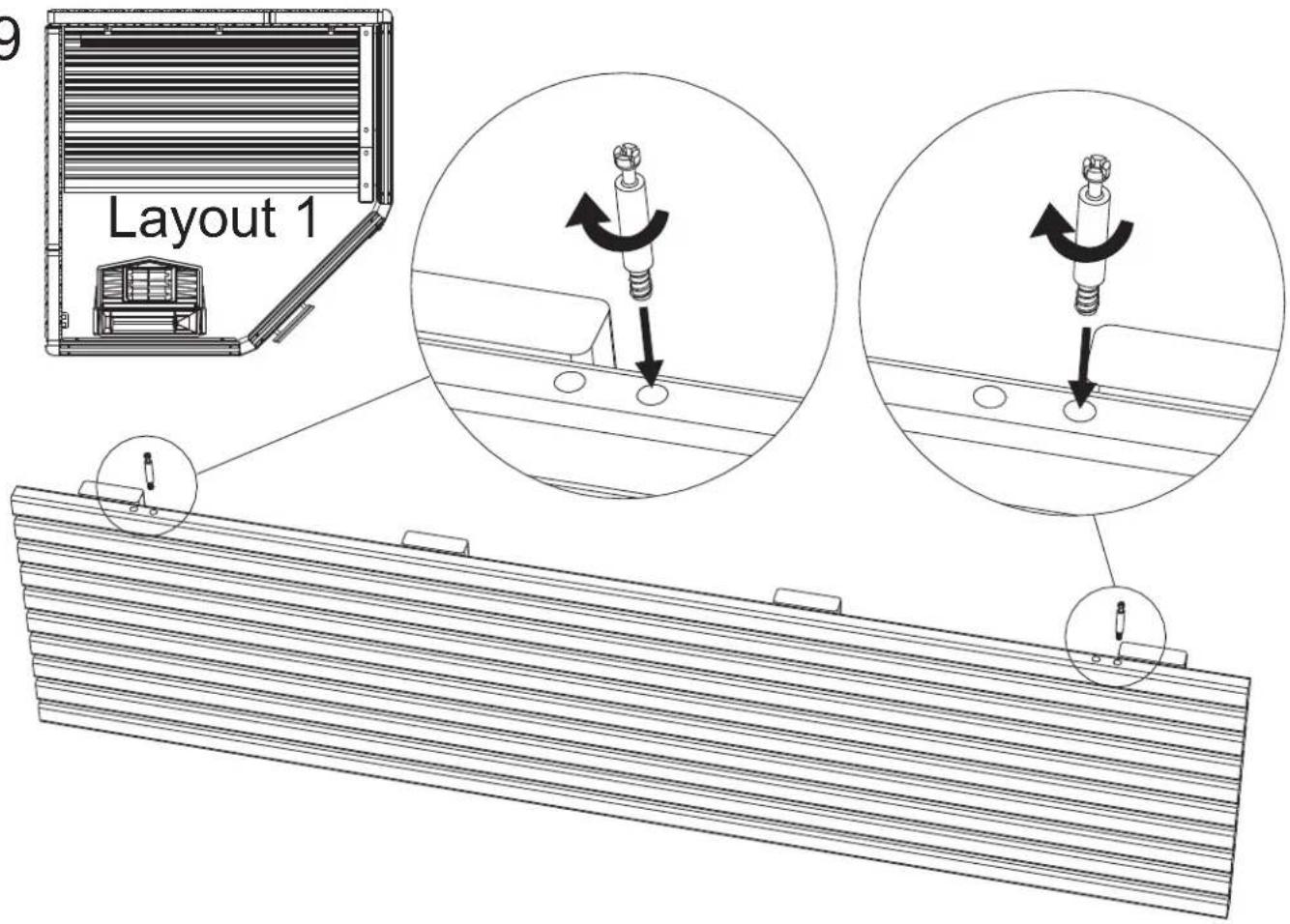 Tylö Alu Line 150 - 20