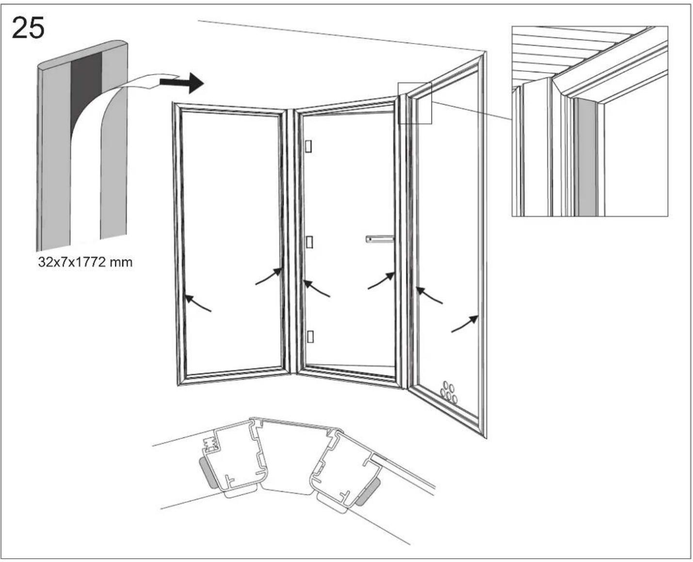 Tylö Alu Line 150 - 28