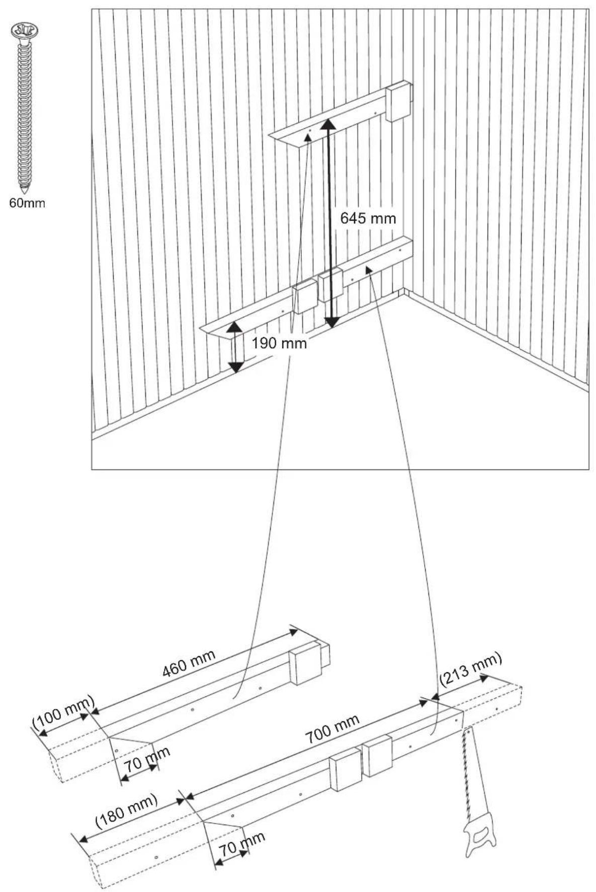 Tylö Alu Line 150 - 17