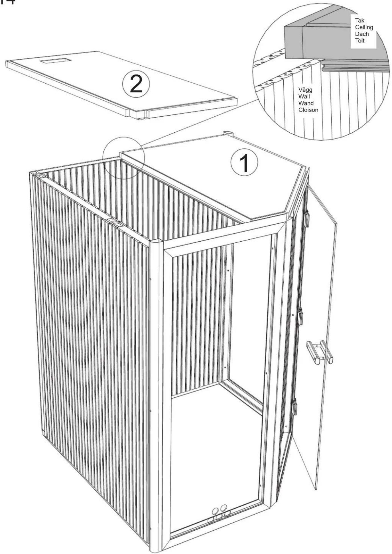Tylö Alu Line 150 - 15