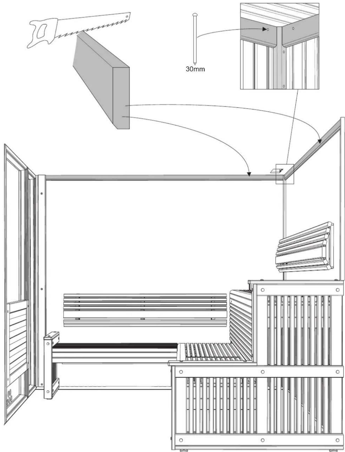 Tylö Alu Line 225 - 38