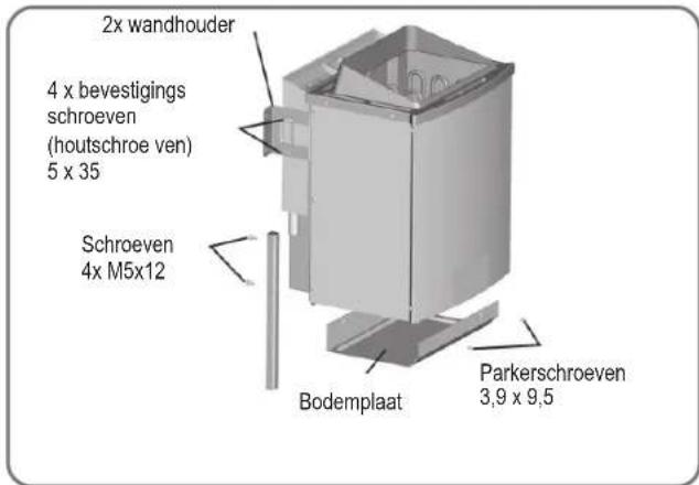 Karibu Norin - Montage van het saunaverwarmingstoestel - 1