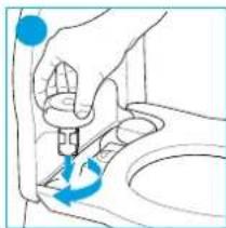 THETFORD Porta Potti Excellence - Preparing electric pump - 3