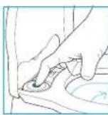 THETFORD Porta Potti Excellence - Flushing the toilet - 2