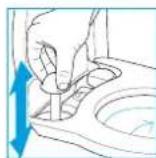THETFORD Porta Potti Excellence - Udskylnng af toilettet - 1