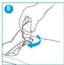 THETFORD Porta Potti Excellence - Preparing flush-water tank - 2