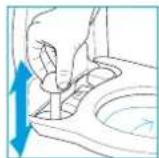 THETFORD Porta Potti Excellence - Het toilet doorspoelen - 1