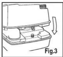 THETFORD Porta Potti 155 - Portable Toilets Owner's Manual Manual del propietario Inodoros portátiles Guide de l'utilisateur Cabinets portatives - 5