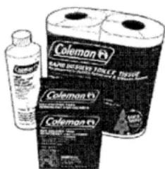 COLEMAN Portable Flush - GRANULES DÉSINFECTANTS COLEMAN® POUR RÉSERVOIR À EAU XEUSES - 1