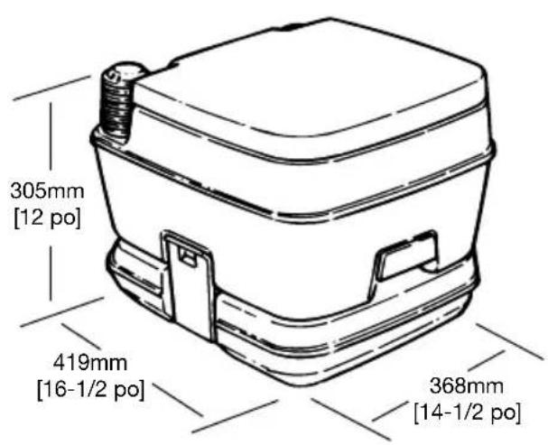 DOMETIC 966 Sanipottie - DIMENSIONS - 1