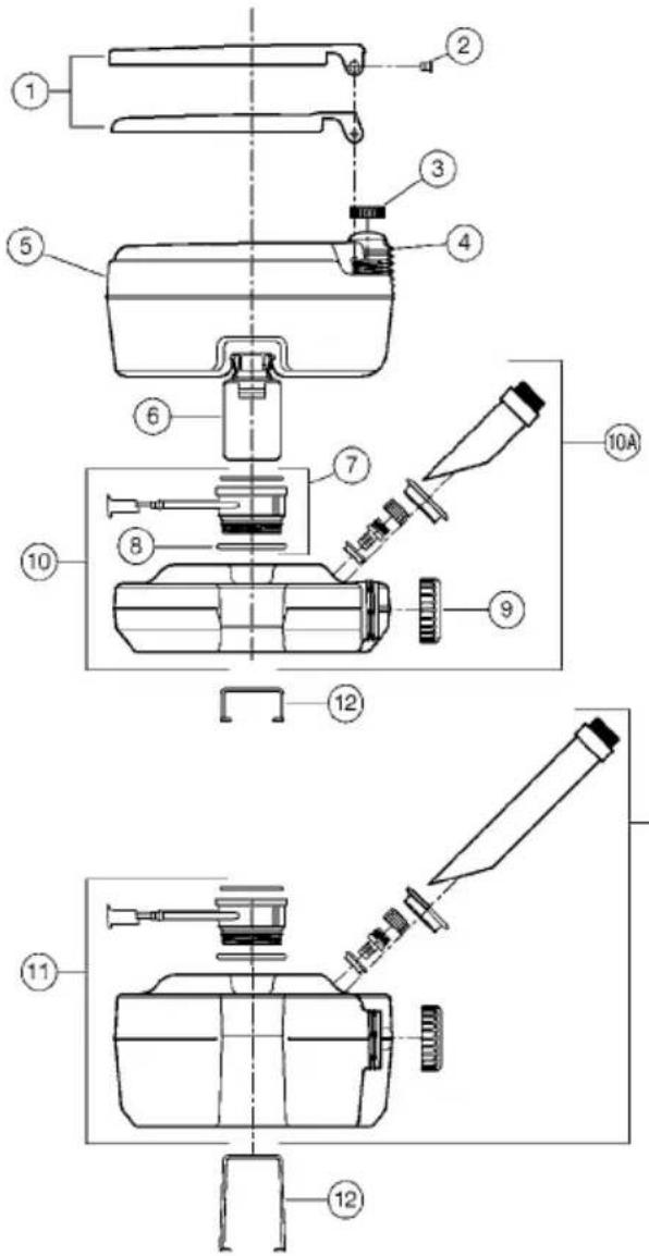 DOMETIC 966 Sanipottie - PIÉCES DÉTACHÉES - 1