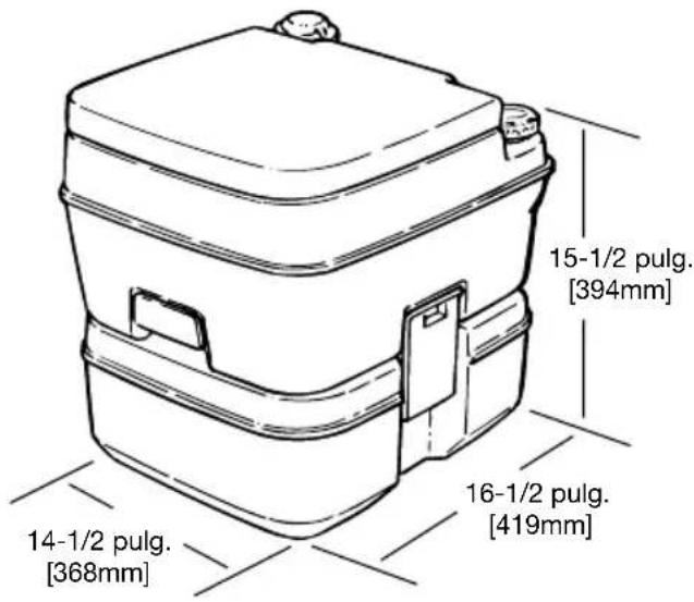DOMETIC 966 Sanipottie - DIMENSIONES - 2