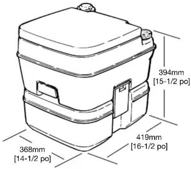 DOMETIC 966 Sanipottie - DIMENSIONS - 2