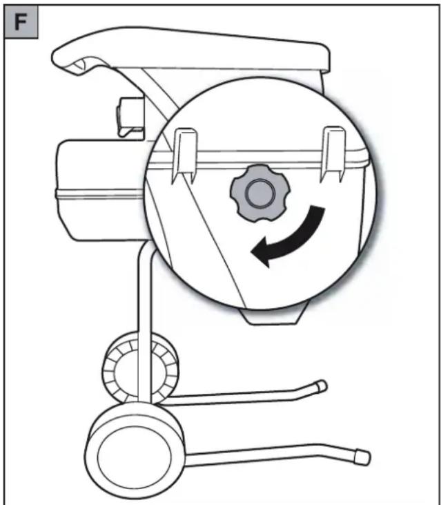 Wolf Garten SDL 2500 - Nastavitev rezil F - 2