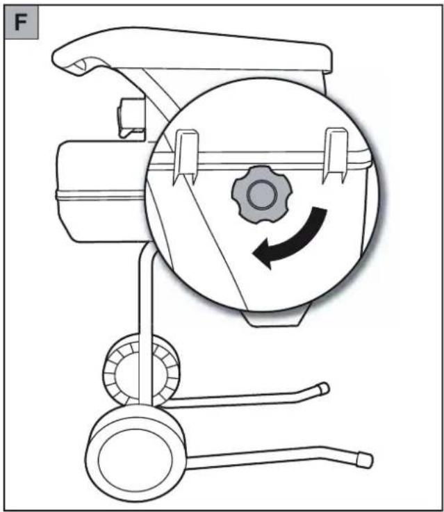 Wolf Garten SDL 2500 - Setting the cutting unit F - 2