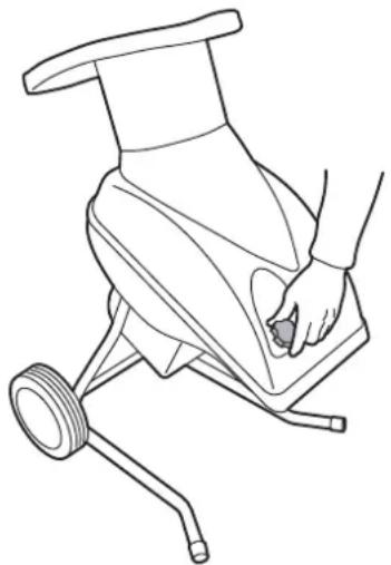 Wolf Garten SDE 2500 - Reiniging van de opvangtrechter - 2