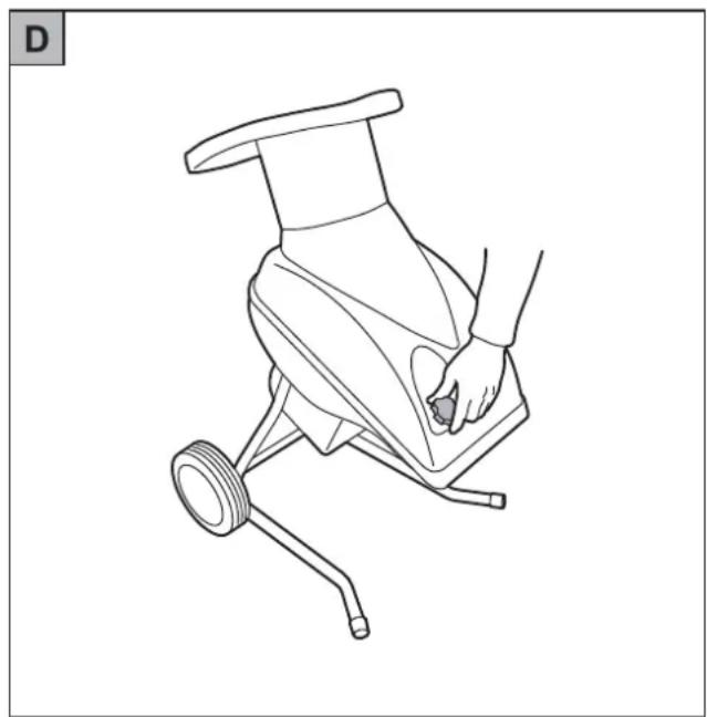 Wolf Garten SDE 2500 - Pulizia della tramoggia di raccolta - 2