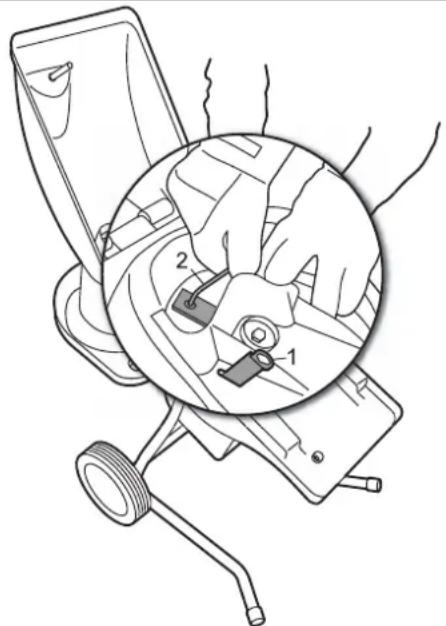 Wolf Garten SDE 2500 - Messen vervangen D E - 3