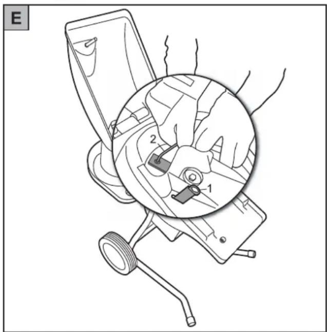 Wolf Garten SDE 2500 - Sostituzione delle lame D E - 3