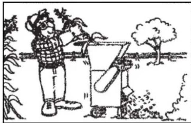 GARLAND Chipper 790 G - Trituration des petites branches et feuilles: - 1