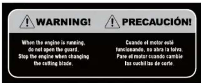 GARLAND Chipper 790 G - ETICHTETDIAVERTIMENTO - 2