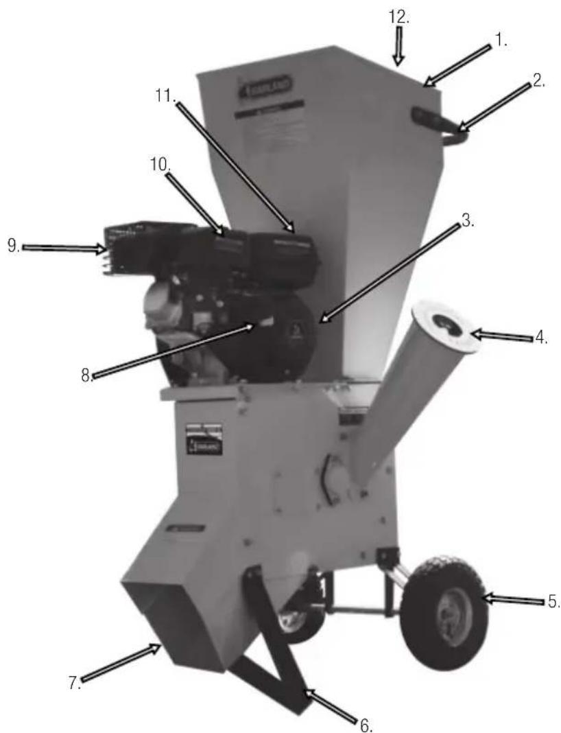 GARLAND Chipper 790 G - GENERAL IDENTIFICATION - 1